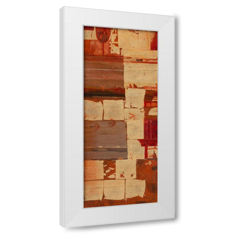 Lark White Modern Wood Framed Art Print by Richter-Armgart, Rose
