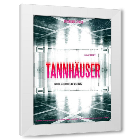 Tannhauser White Modern Wood Framed Art Print by Geissbuhler, K. Domenic