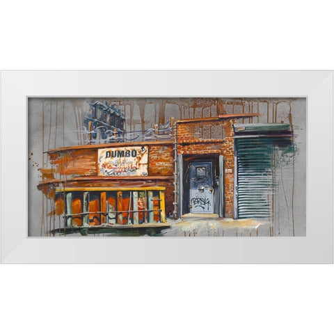 Dumbo IV White Modern Wood Framed Art Print by Blondel, Sandrine