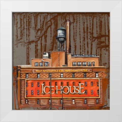 Ice House White Modern Wood Framed Art Print by Blondel, Sandrine