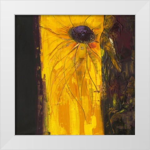 Velours et carnaval White Modern Wood Framed Art Print by Naudin, Genevieve