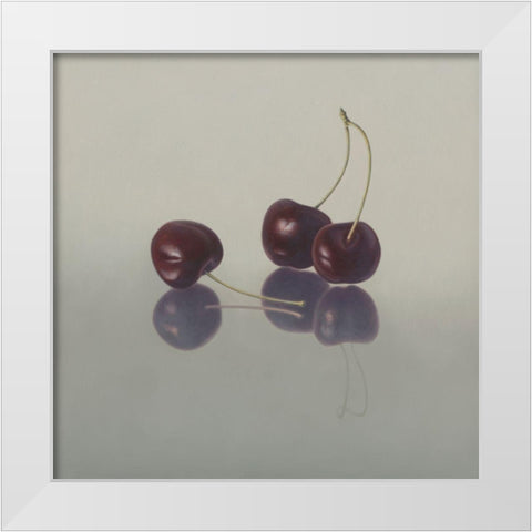 IIDK1263 White Modern Wood Framed Art Print by Delaer