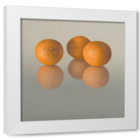 IIDK1262 White Modern Wood Framed Art Print by Delaer