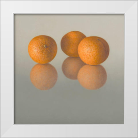 IIDK1262 White Modern Wood Framed Art Print by Delaer