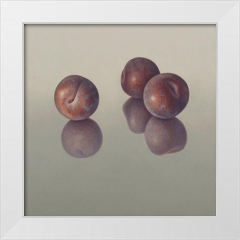 IIDKI1261 White Modern Wood Framed Art Print by Delaer