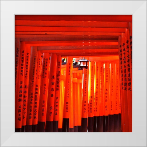 Kyoto I White Modern Wood Framed Art Print by Weber, Matthias