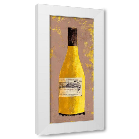 Chablis White Modern Wood Framed Art Print by Persillon, Francoise