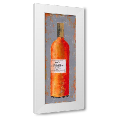 Bordeaux II White Modern Wood Framed Art Print by Persillon, Francoise