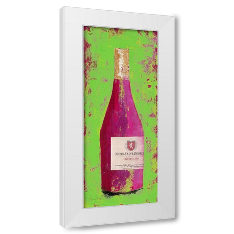 Bourgogne II White Modern Wood Framed Art Print by Persillon, Francoise