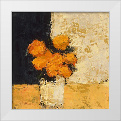 Tendresse White Modern Wood Framed Art Print by Persillon, Francoise