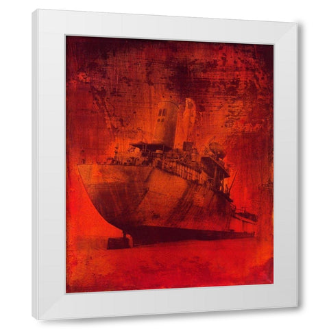 Malika II White Modern Wood Framed Art Print by Streicher, Tibo