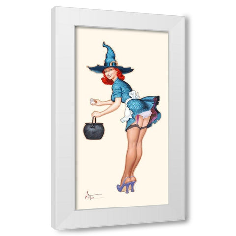 La potion White Modern Wood Framed Art Print by Hitte, Patrick
