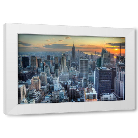 New Years Eve White Modern Wood Framed Art Print by Terrible, Aurelien