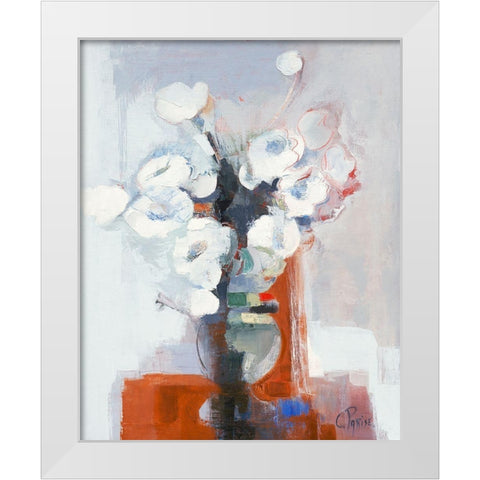Anemones I White Modern Wood Framed Art Print by Parise, Chantal
