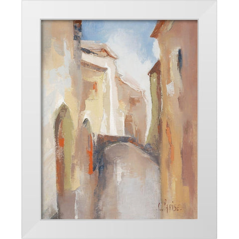 Venise I White Modern Wood Framed Art Print by Parise, Chantal