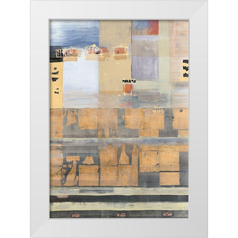 Under the Bordwalk White Modern Wood Framed Art Print by Richter-Armgart, Rose