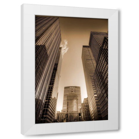Sky Race White Modern Wood Framed Art Print by Terrible, Aurelien