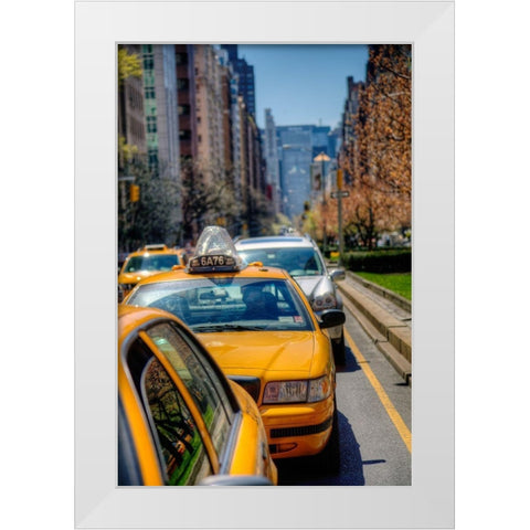 Spring Colors White Modern Wood Framed Art Print by Terrible, Aurelien