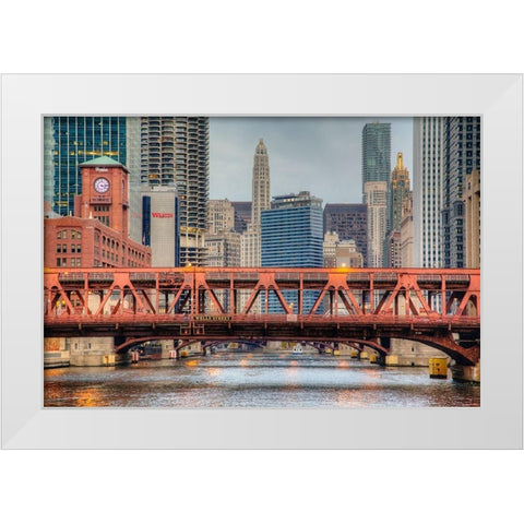 Almost Venice White Modern Wood Framed Art Print by Terrible, Aurelien