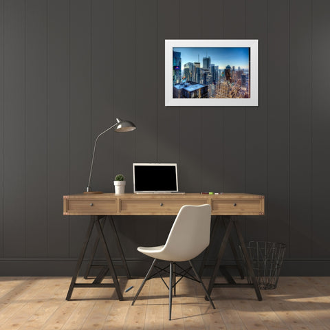 New Perspective White Modern Wood Framed Art Print by Terrible, Aurelien
