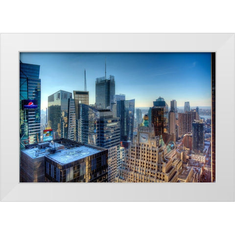 New Perspective White Modern Wood Framed Art Print by Terrible, Aurelien