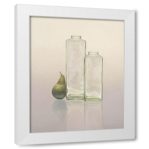 12DK1268 White Modern Wood Framed Art Print by Delaer