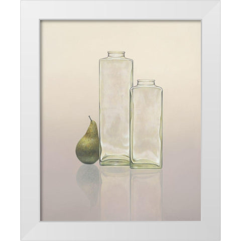 12DK1268 White Modern Wood Framed Art Print by Delaer