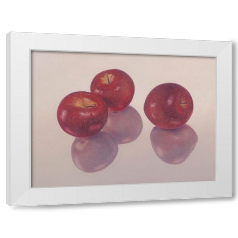 12DK1273 White Modern Wood Framed Art Print by Delaer