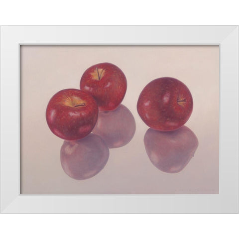 12DK1273 White Modern Wood Framed Art Print by Delaer