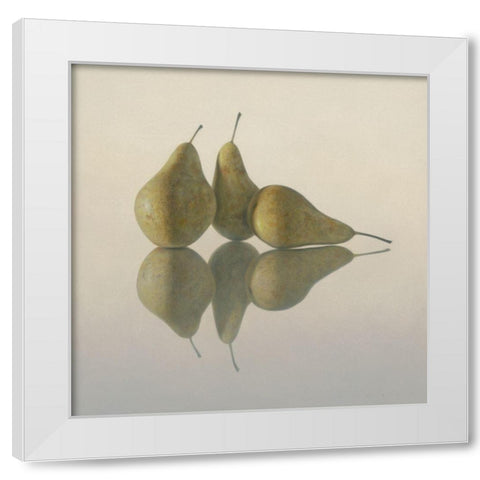 12DK1269 White Modern Wood Framed Art Print by Delaer