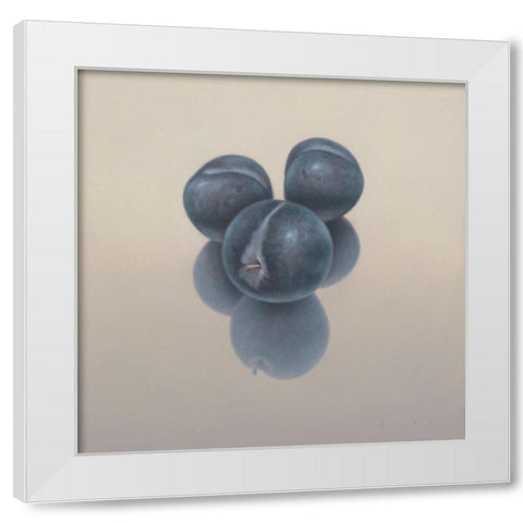 12DK1272 White Modern Wood Framed Art Print by Delaer