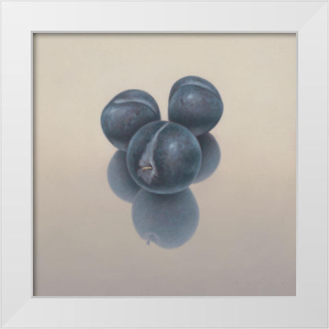 12DK1272 White Modern Wood Framed Art Print by Delaer