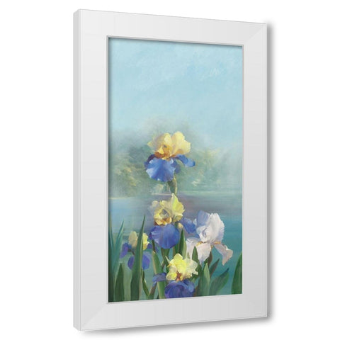 Isola Bella IV White Modern Wood Framed Art Print by Vernageau, Sylvie