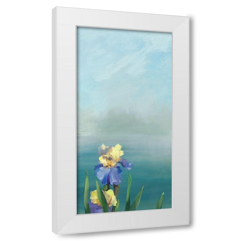 Isola Bella V White Modern Wood Framed Art Print by Vernageau, Sylvie