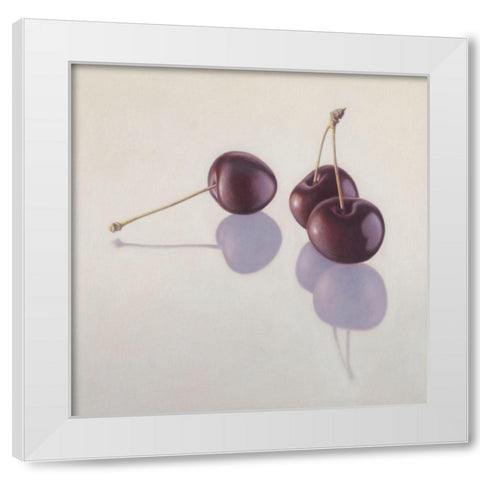 12DK1293 White Modern Wood Framed Art Print by Delaer