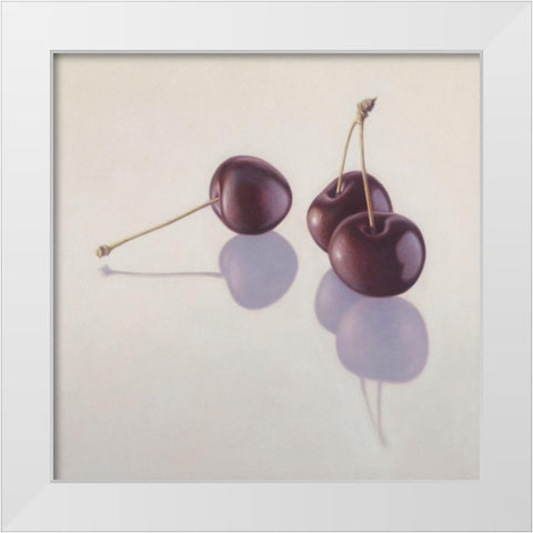 12DK1293 White Modern Wood Framed Art Print by Delaer