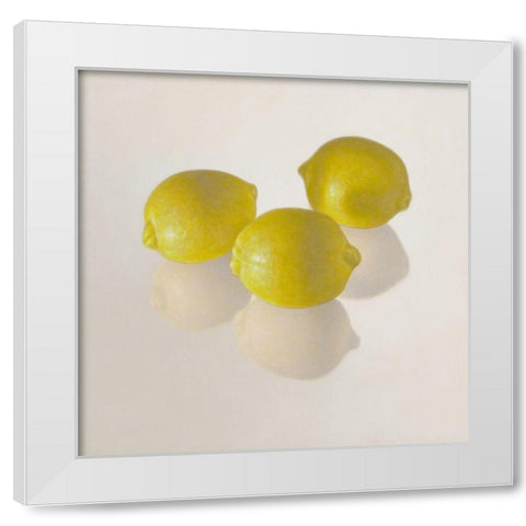 12DK1280 White Modern Wood Framed Art Print by Delaer