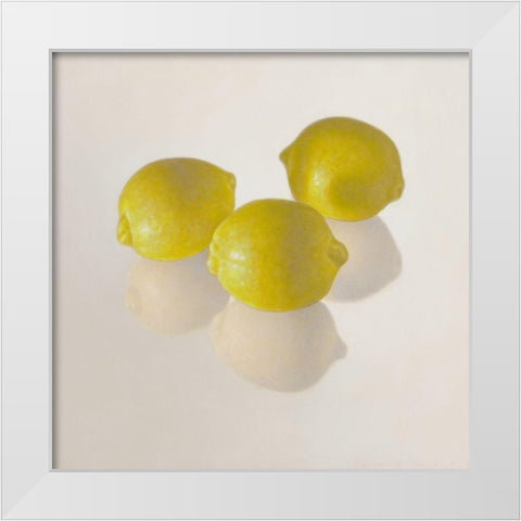 12DK1280 White Modern Wood Framed Art Print by Delaer