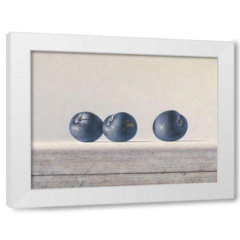 12DK1279 White Modern Wood Framed Art Print by Delaer