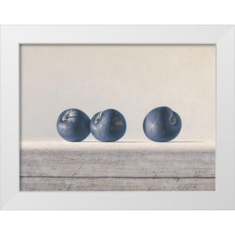 12DK1279 White Modern Wood Framed Art Print by Delaer