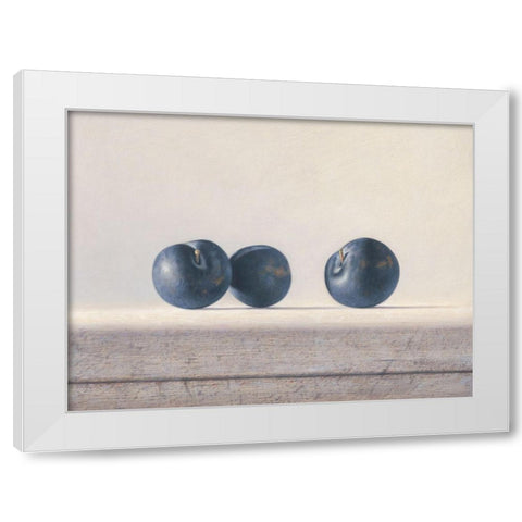 12DK1290 White Modern Wood Framed Art Print by Delaer