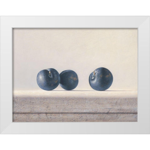 12DK1290 White Modern Wood Framed Art Print by Delaer