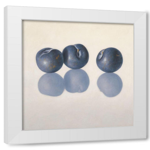 12DK1286 White Modern Wood Framed Art Print by Delaer