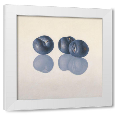 12DK1282 White Modern Wood Framed Art Print by Delaer