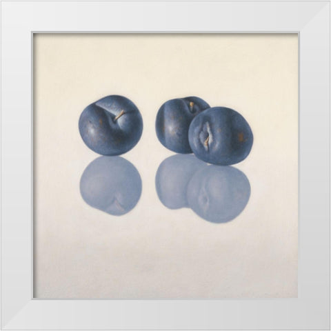 12DK1282 White Modern Wood Framed Art Print by Delaer