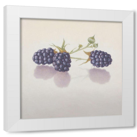 12DK1283 White Modern Wood Framed Art Print by Delaer