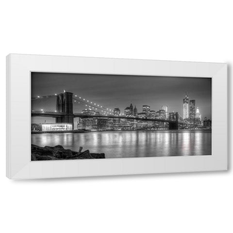 Fraternal Twins White Modern Wood Framed Art Print by Terrible, Aurelien