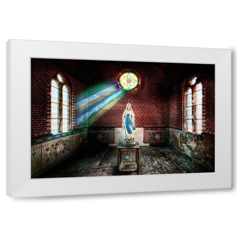 The private Chapel White Modern Wood Framed Art Print by Haker, Matthias