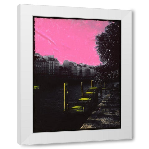 21h04 White Modern Wood Framed Art Print by Simonutti, Riccardo