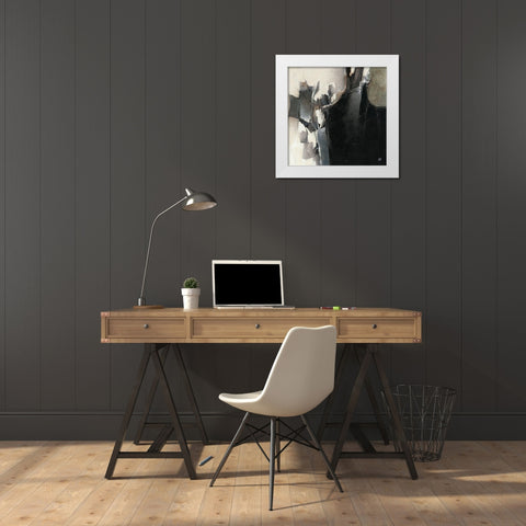 Clair obscur White Modern Wood Framed Art Print by Marchi